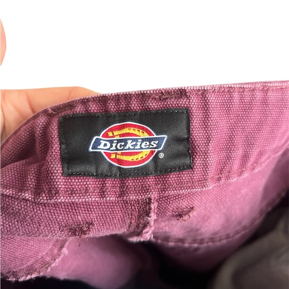 Dickies Duck Canvas Pants Burgundy Eggplant Purple Women’s 10 - Picture 6 of 6